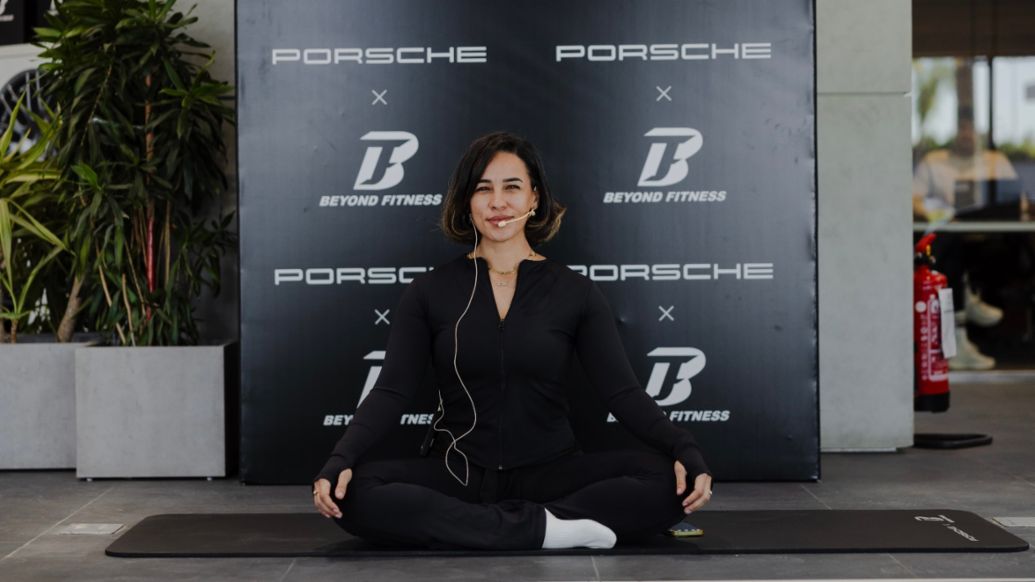 Porsche Centre Egypt hosts wellness yoga experience with Beyond Fitness